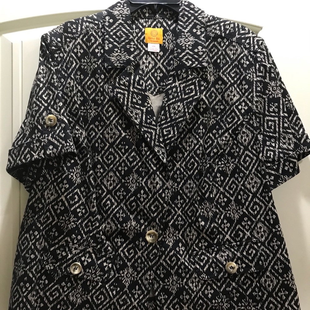 Ruby Rd short sleeve blazer